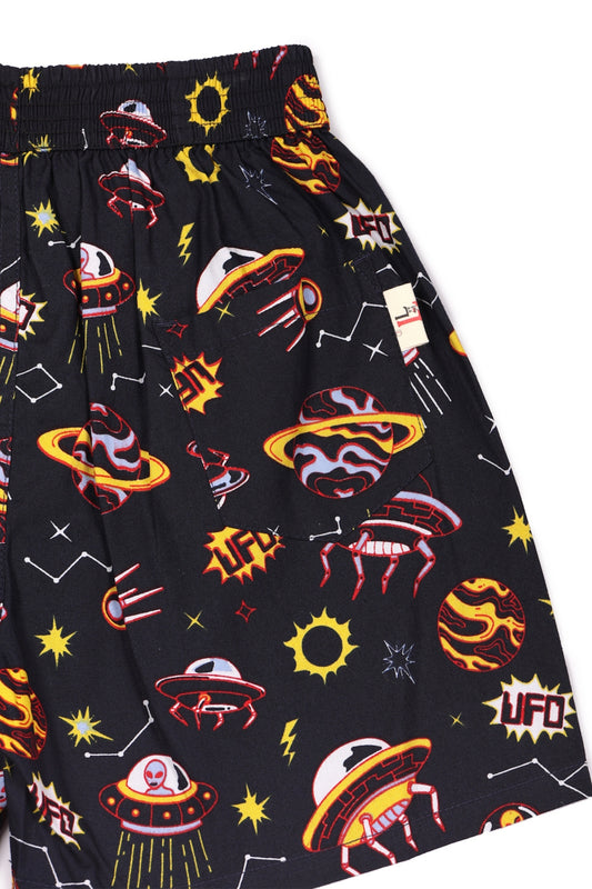 Boys’ Black Alien Boxers