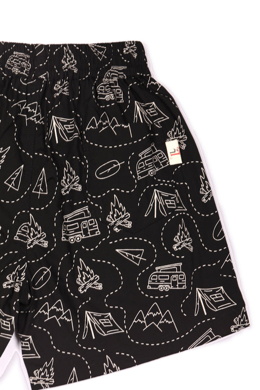 Boys’ Black Bonfire Boxers