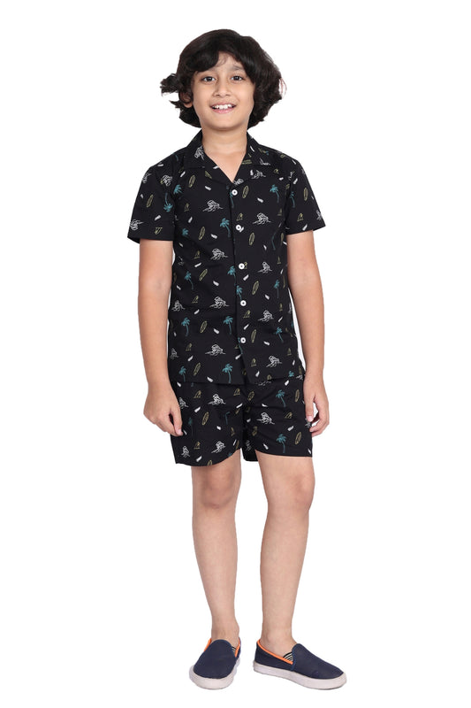 Boys’ Black Breeze Co-Ord Set