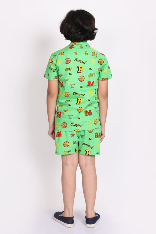 Boys’ Green Big B Co-Ord Set