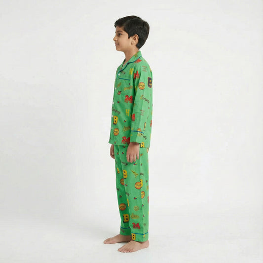 Boys’ Green Big B Co-Ord Sets with pant