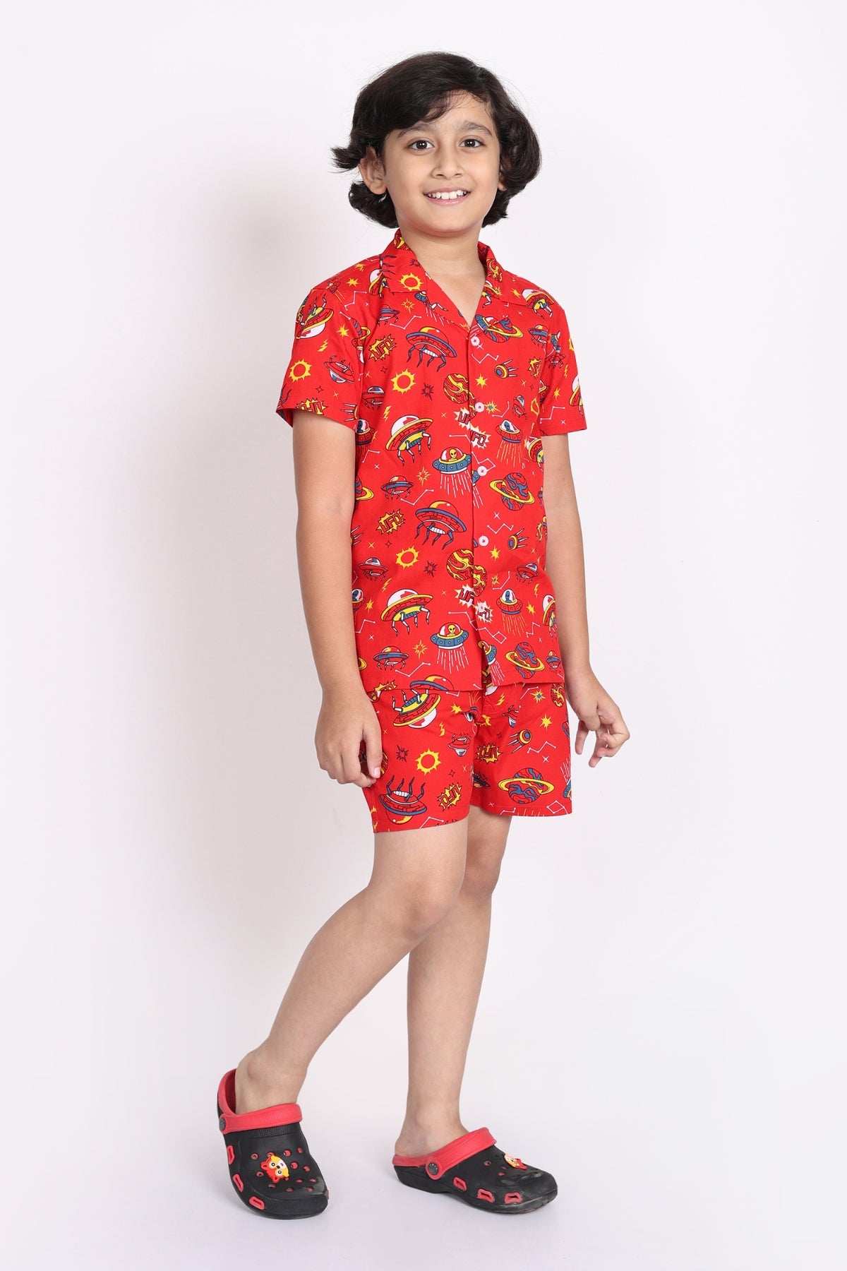 Boys’ Red Alien Co-Ord Set