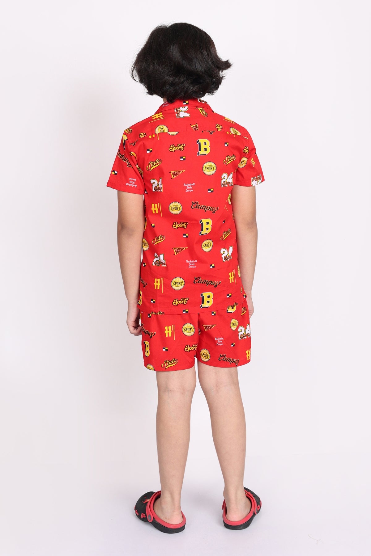 Boys’ Red Big B Co-Ord Sets