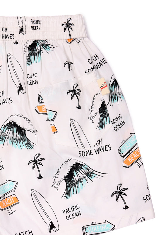 Boys’ White Breeze Boxers