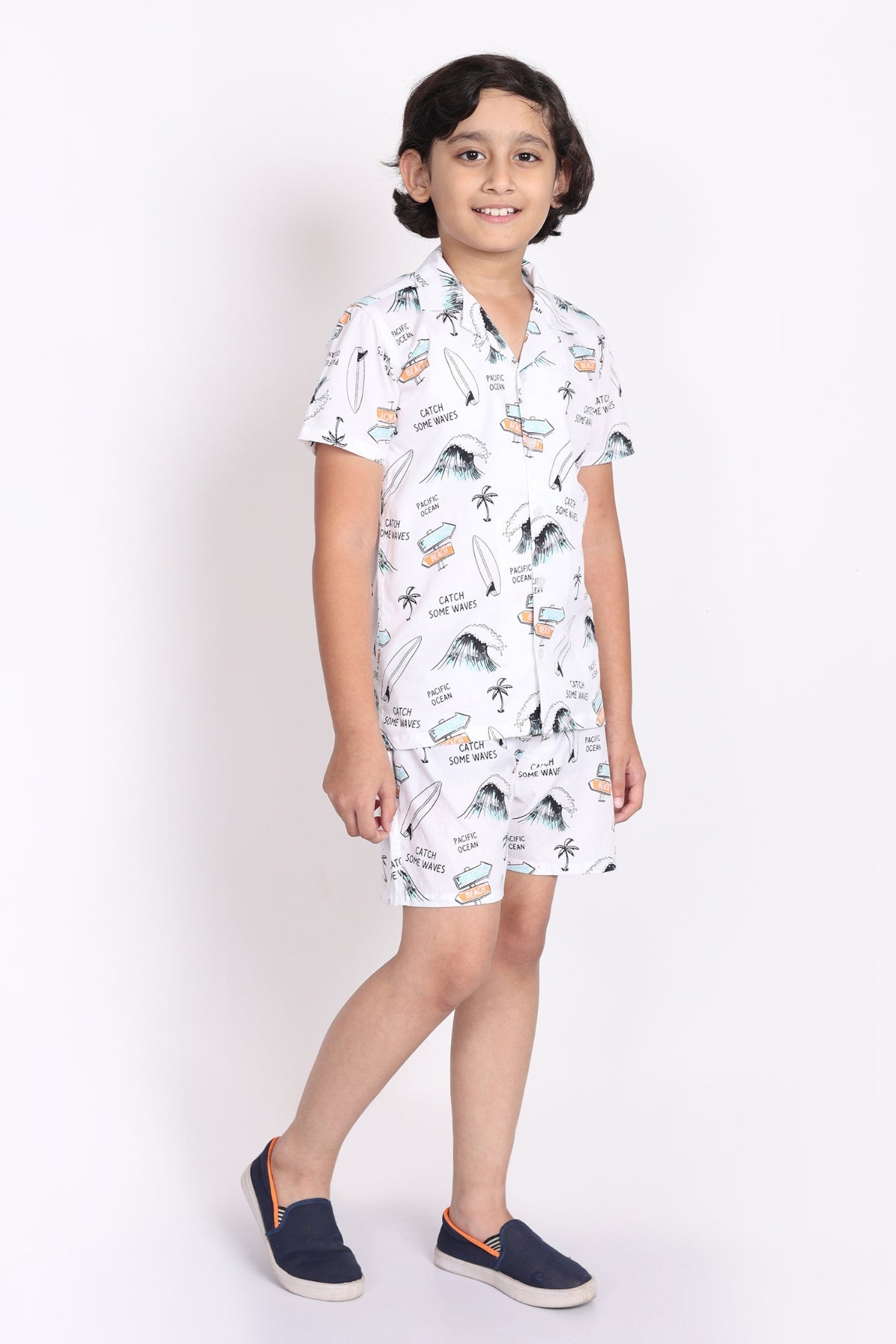 Boys’ White Breeze Co-Ord Set