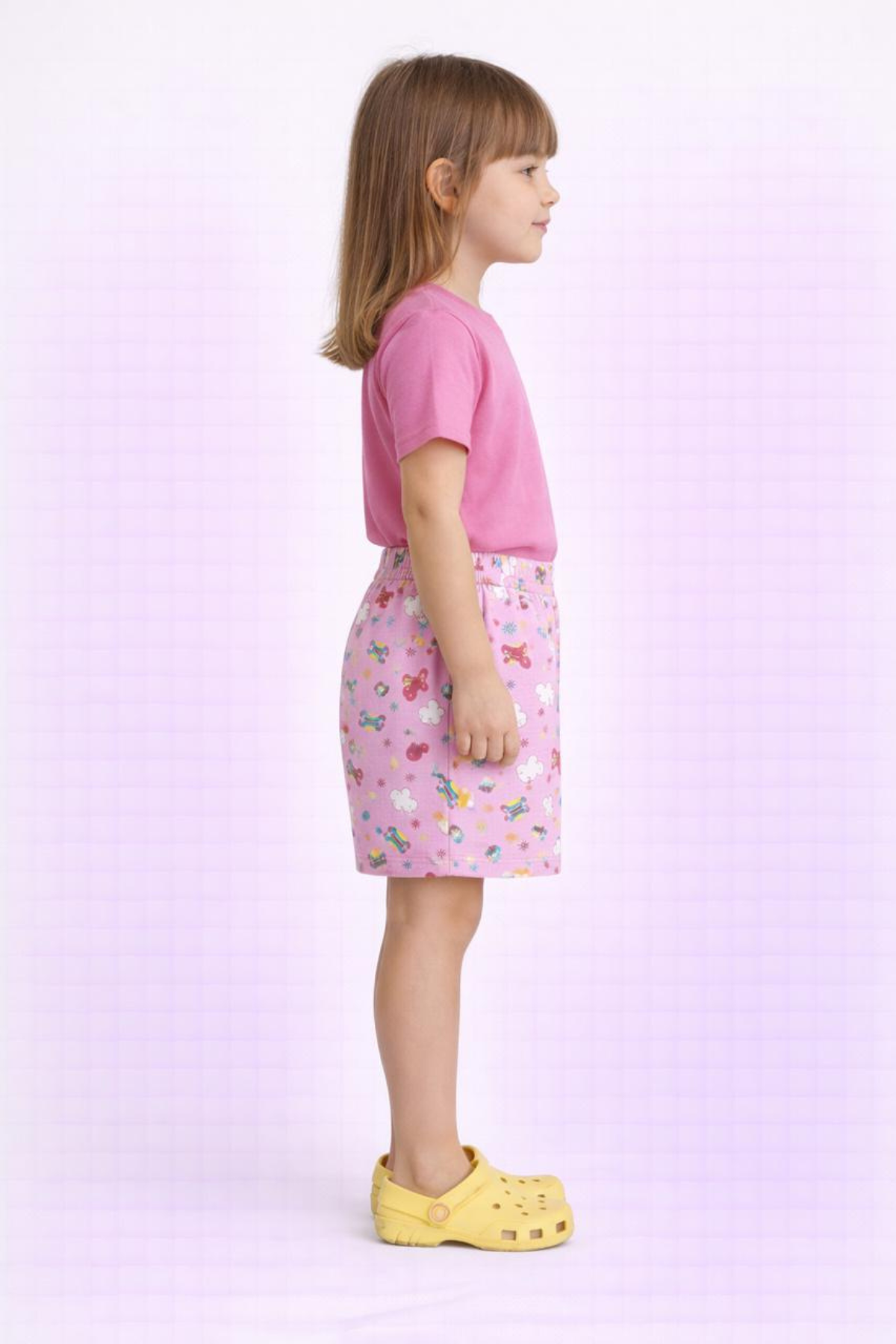 Kids Girl's Printed Cotton Shorts