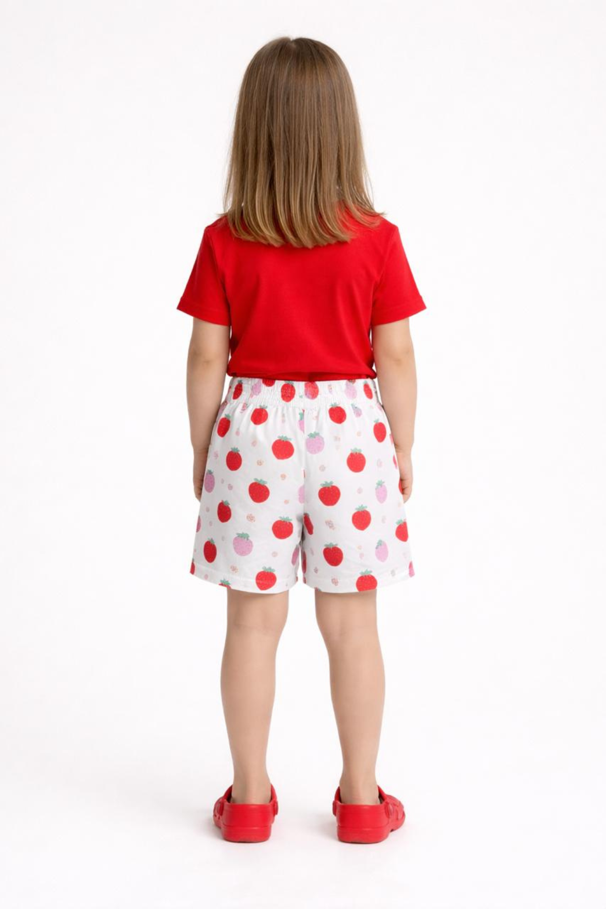 Kids Girl's Printed Cotton Shorts