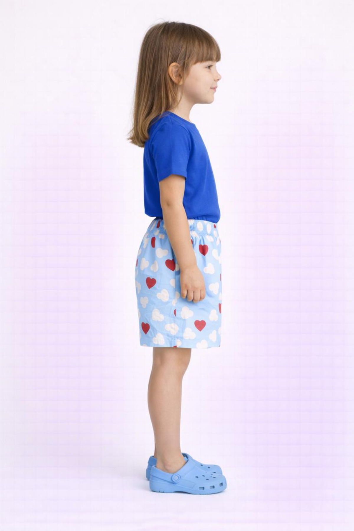 Kids Girl's Printed Cotton Shorts