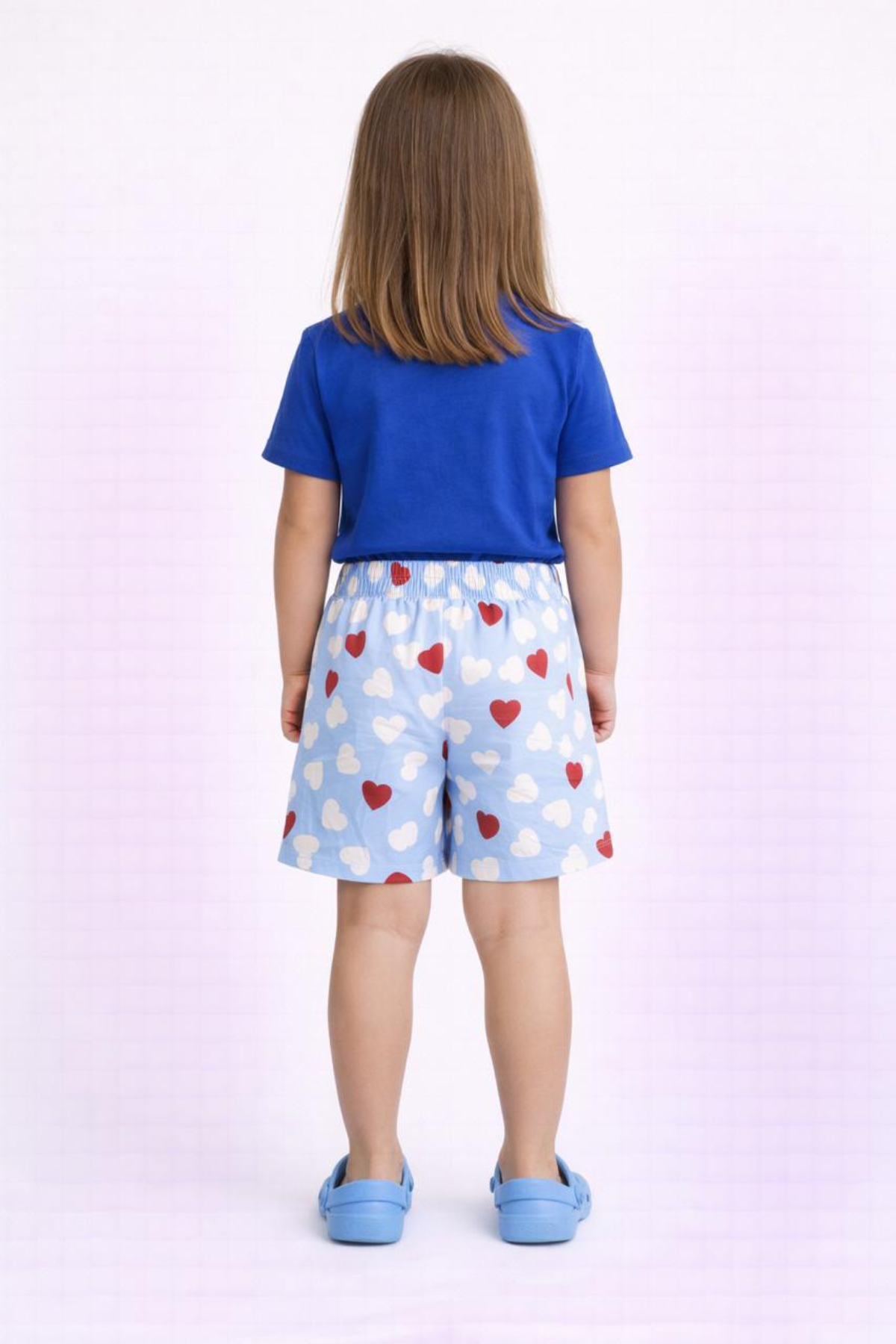 Kids Girl's Printed Cotton Shorts