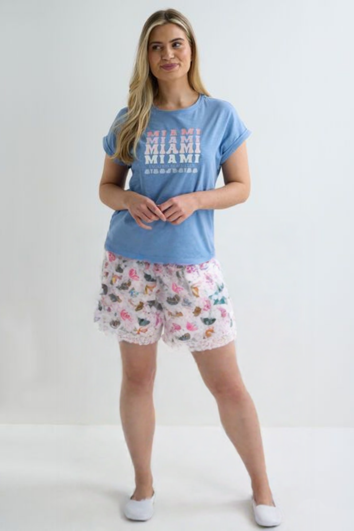 Women’s Cotton Printed Boxer Shorts