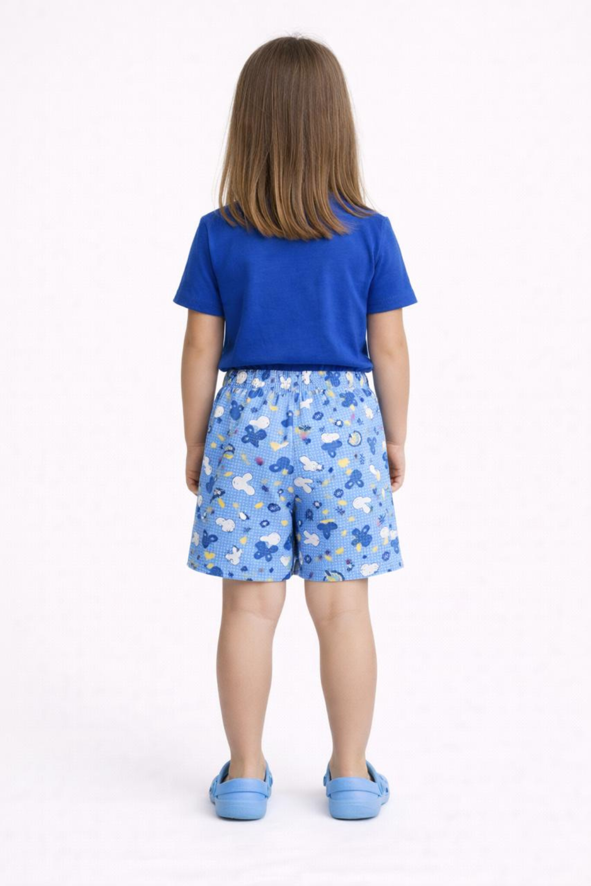 Kids Girl's Printed Cotton Shorts