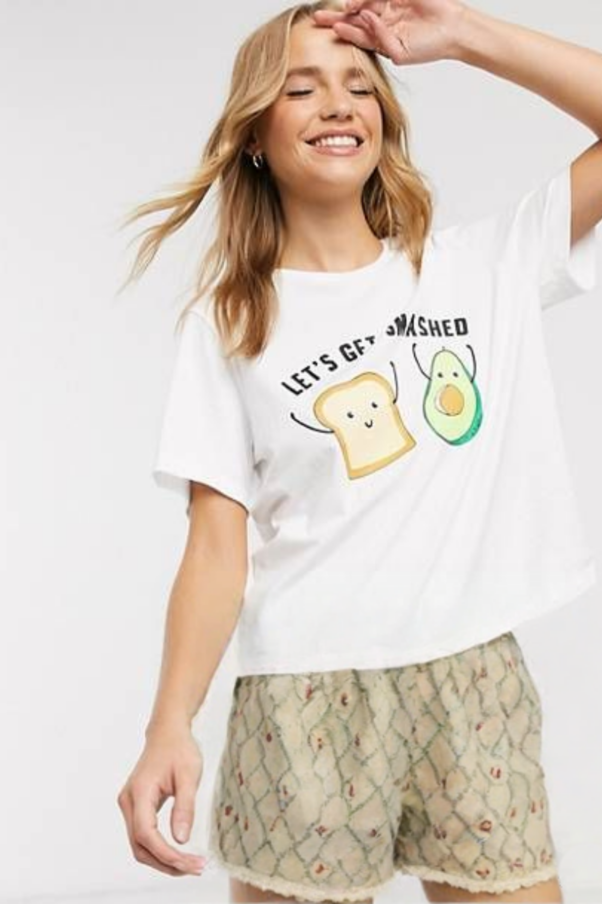 Women’s Cotton Printed Boxer Shorts