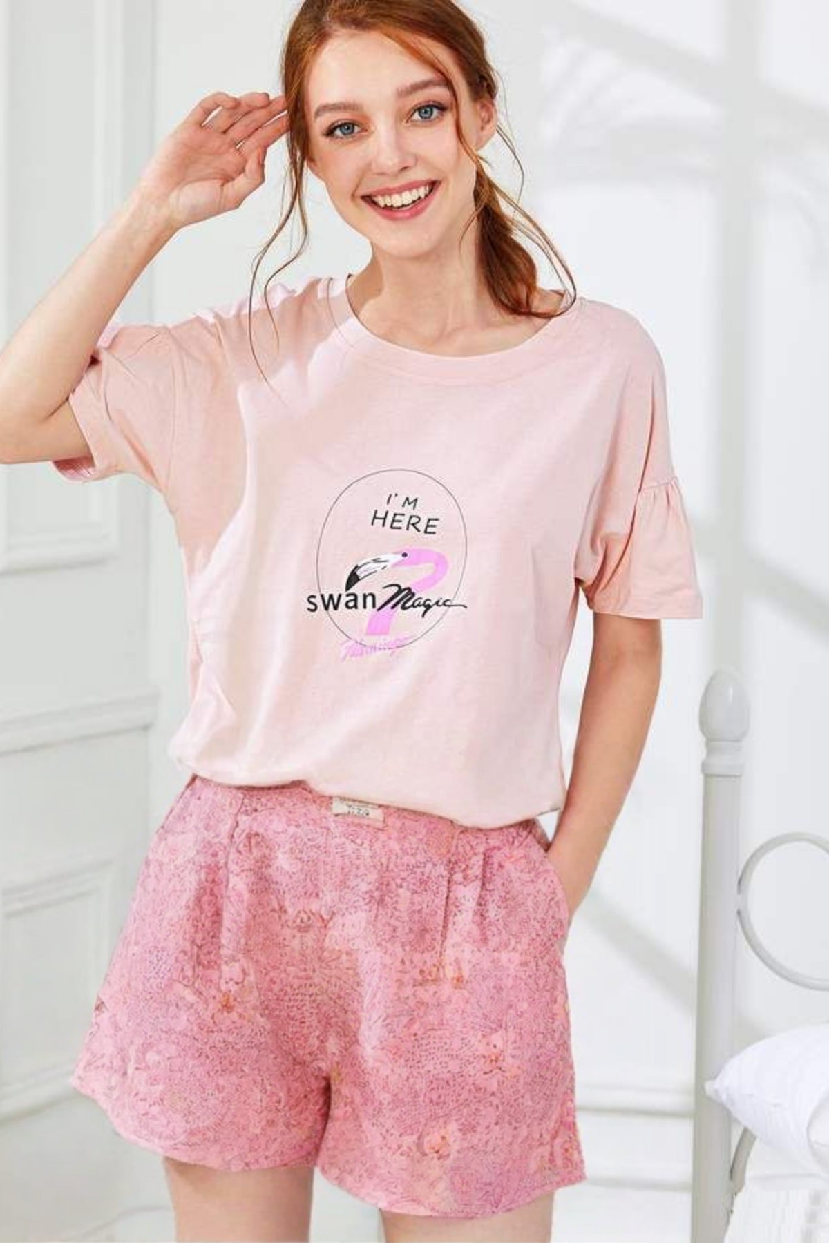 Women’s Cotton Printed Boxer Shorts