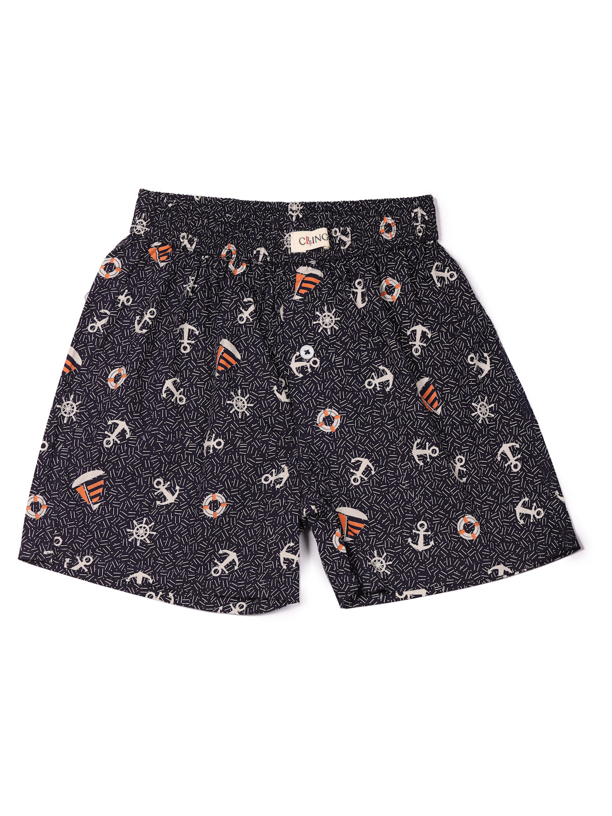 CLLING Boys Printed Cotton Boxer Set (Pack of 3) - Tropical, Nautical & Surf