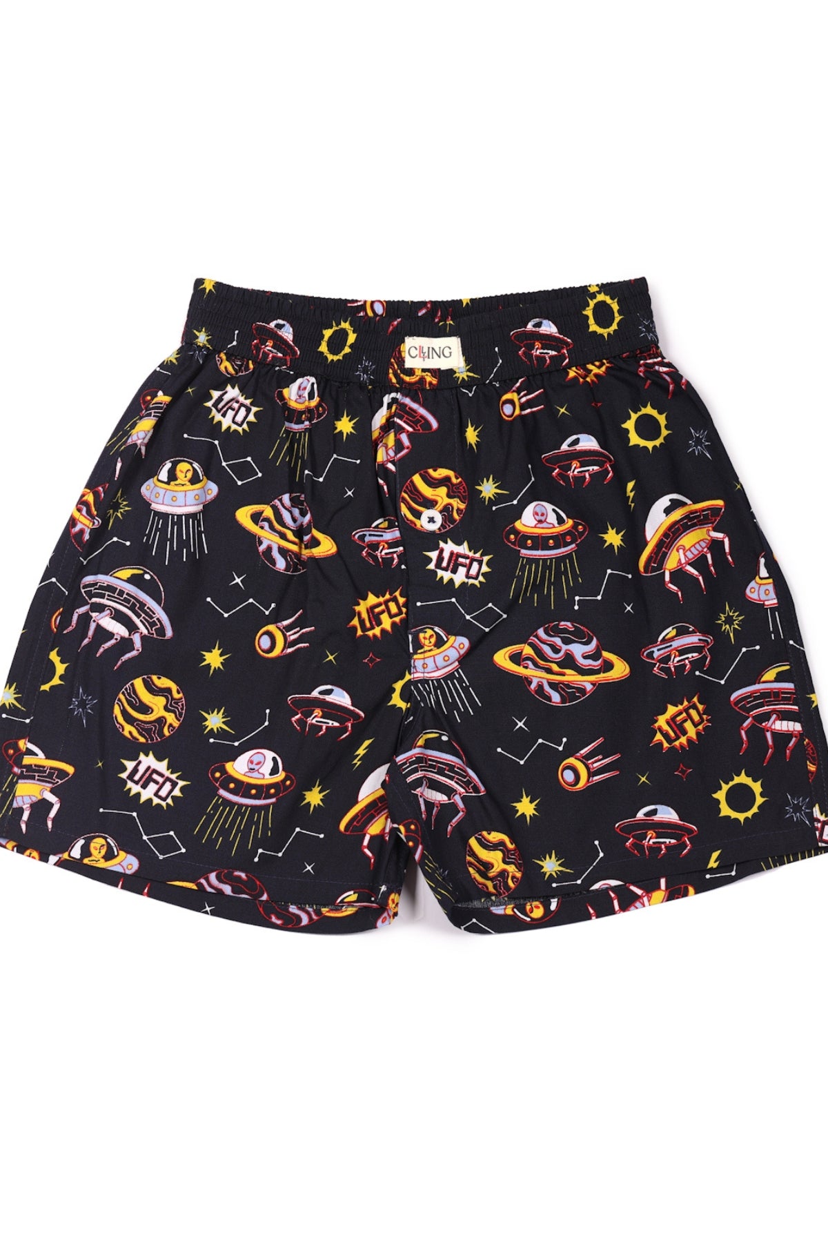 Boys’ Black Alien Boxers