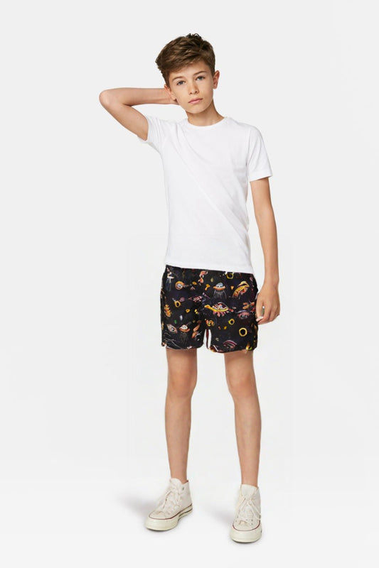 Boys’ Black Alien Boxers