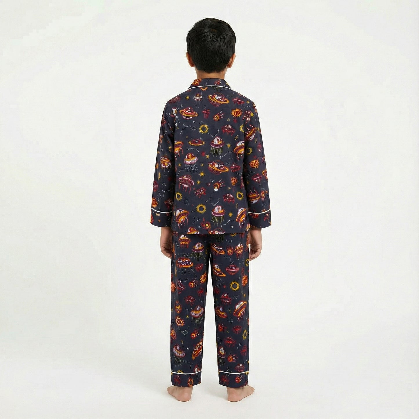 Boys’ Black Alien Co-Ord Sets with pant