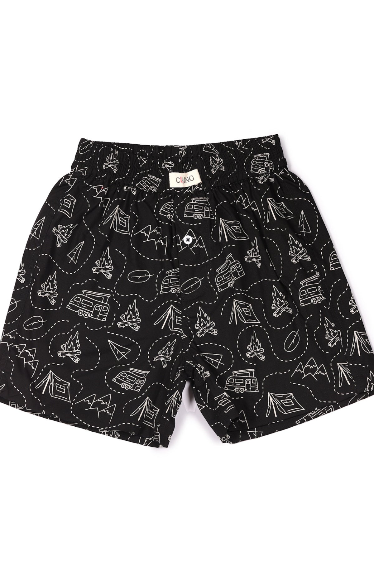 Boys’ Black Bonfire Boxers