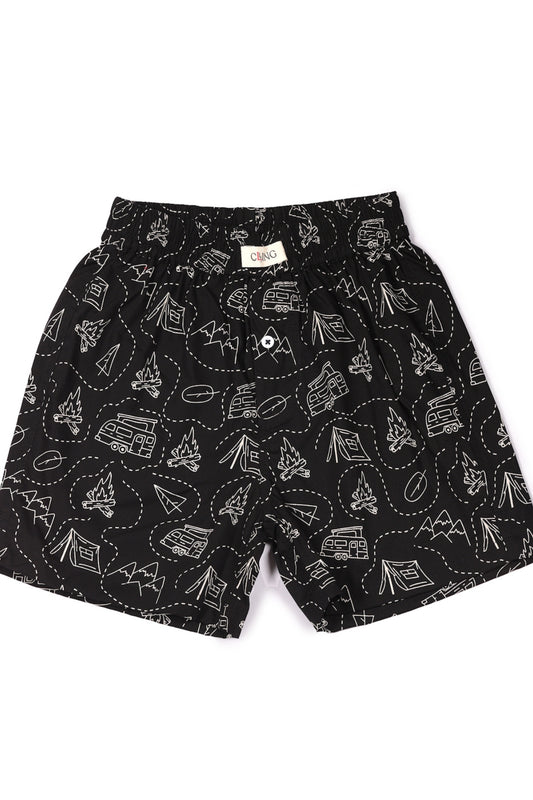 Boys’ Black Bonfire Boxers