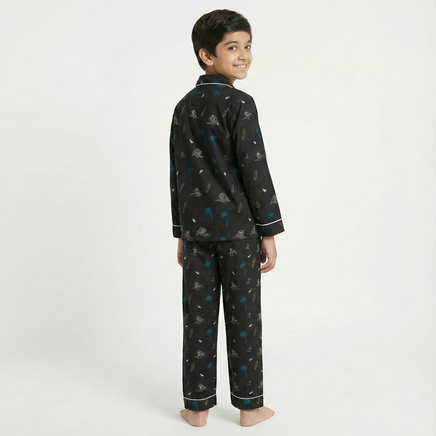 Boys’ Black Breeze Co-Ord Sets with pant