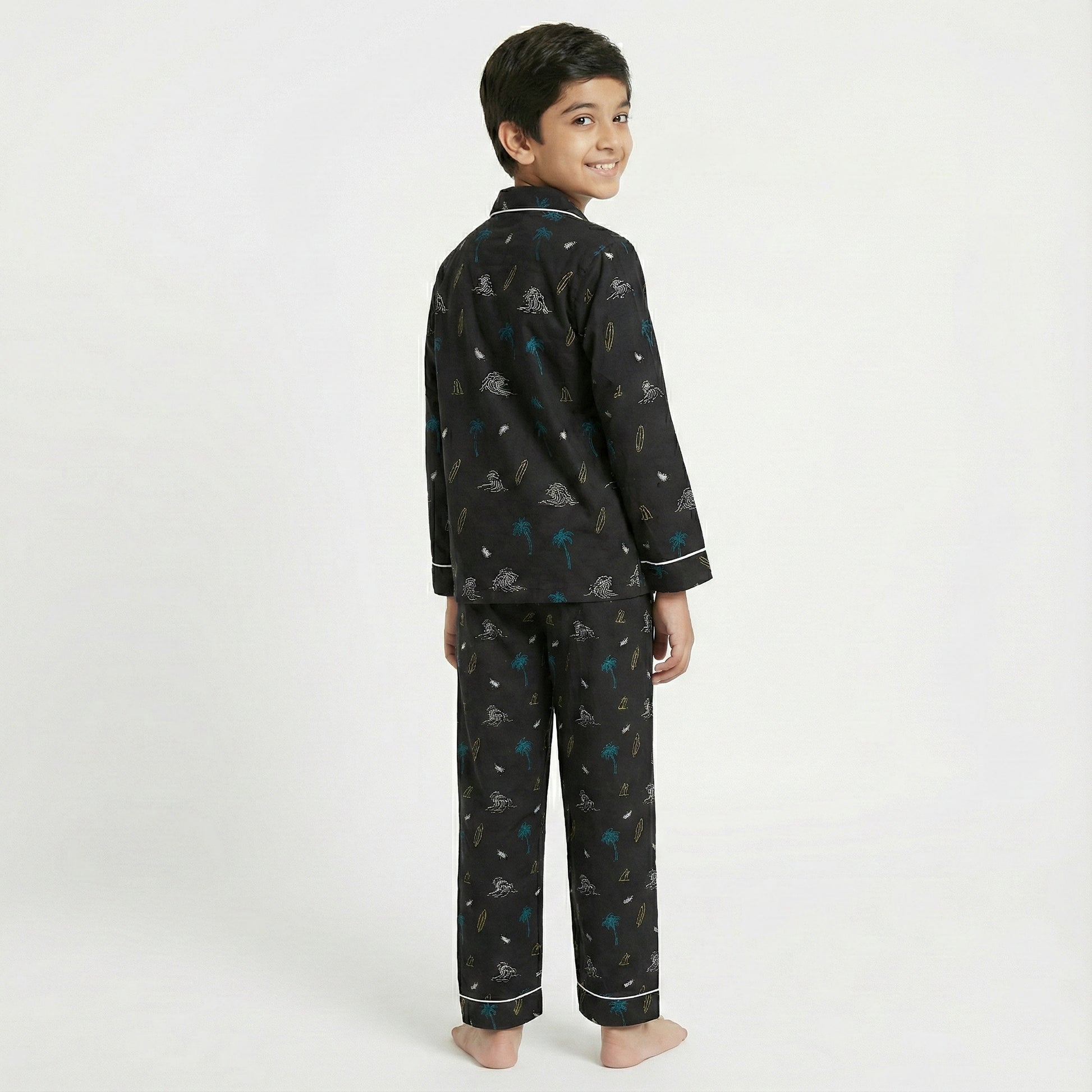 Boys’ Black Breeze Co-Ord Sets with pant