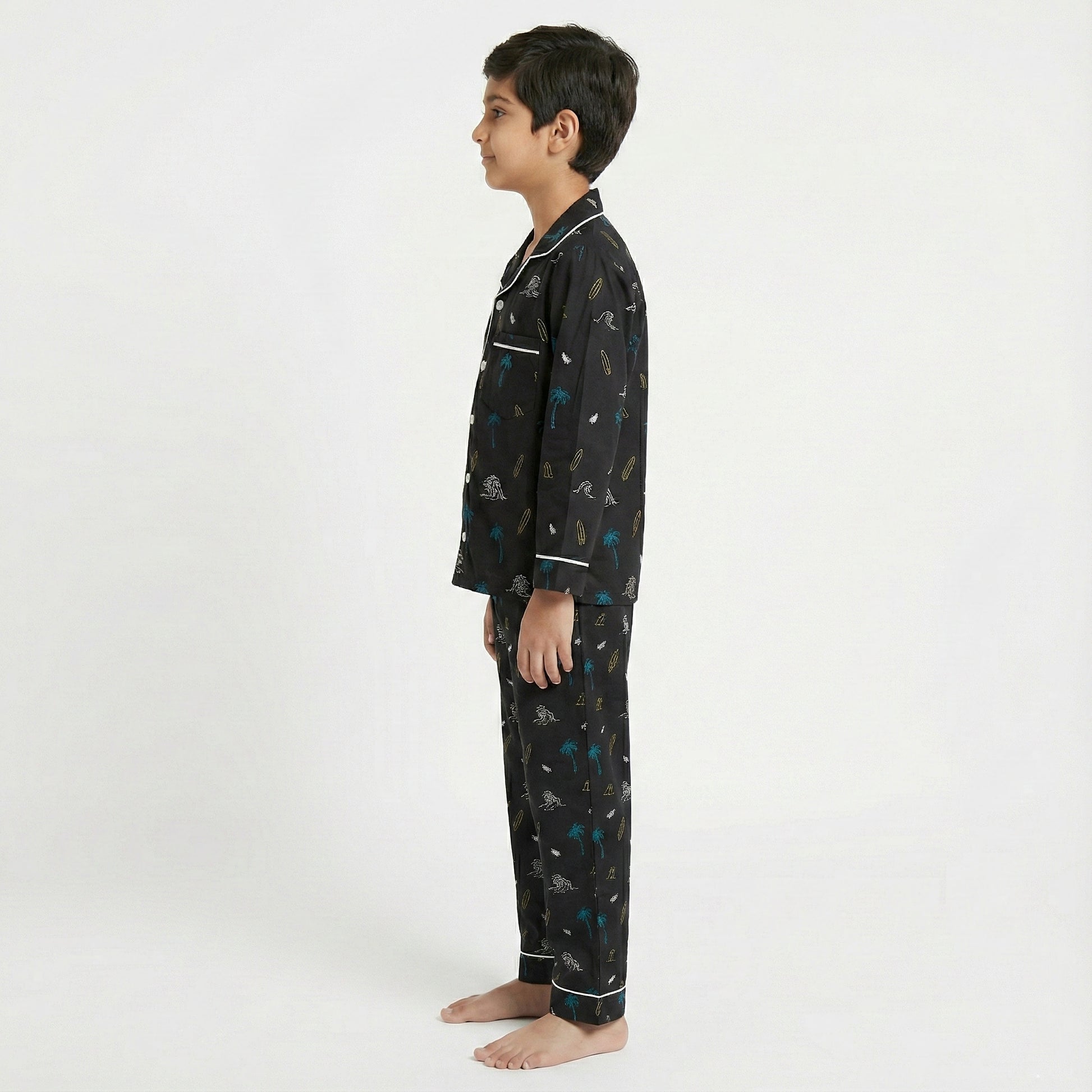 Boys’ Black Breeze Co-Ord Sets with pant