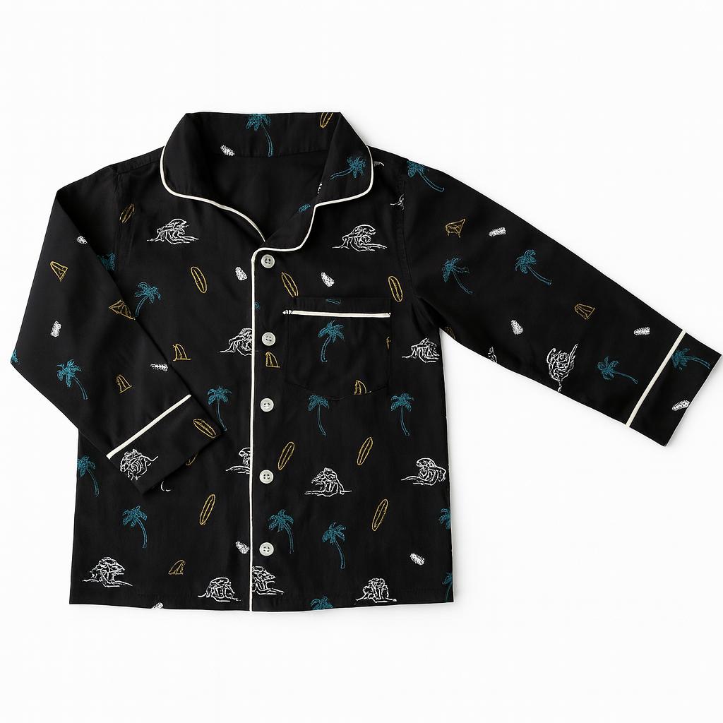 Boys’ Black Breeze Co-Ord Sets with pant