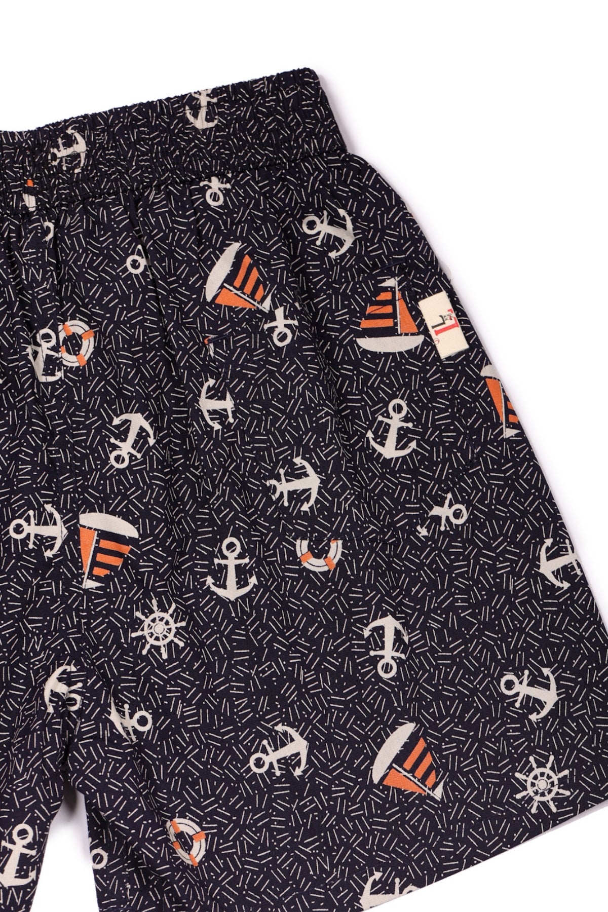 Boys’ Black Ship and Anchor Boxers
