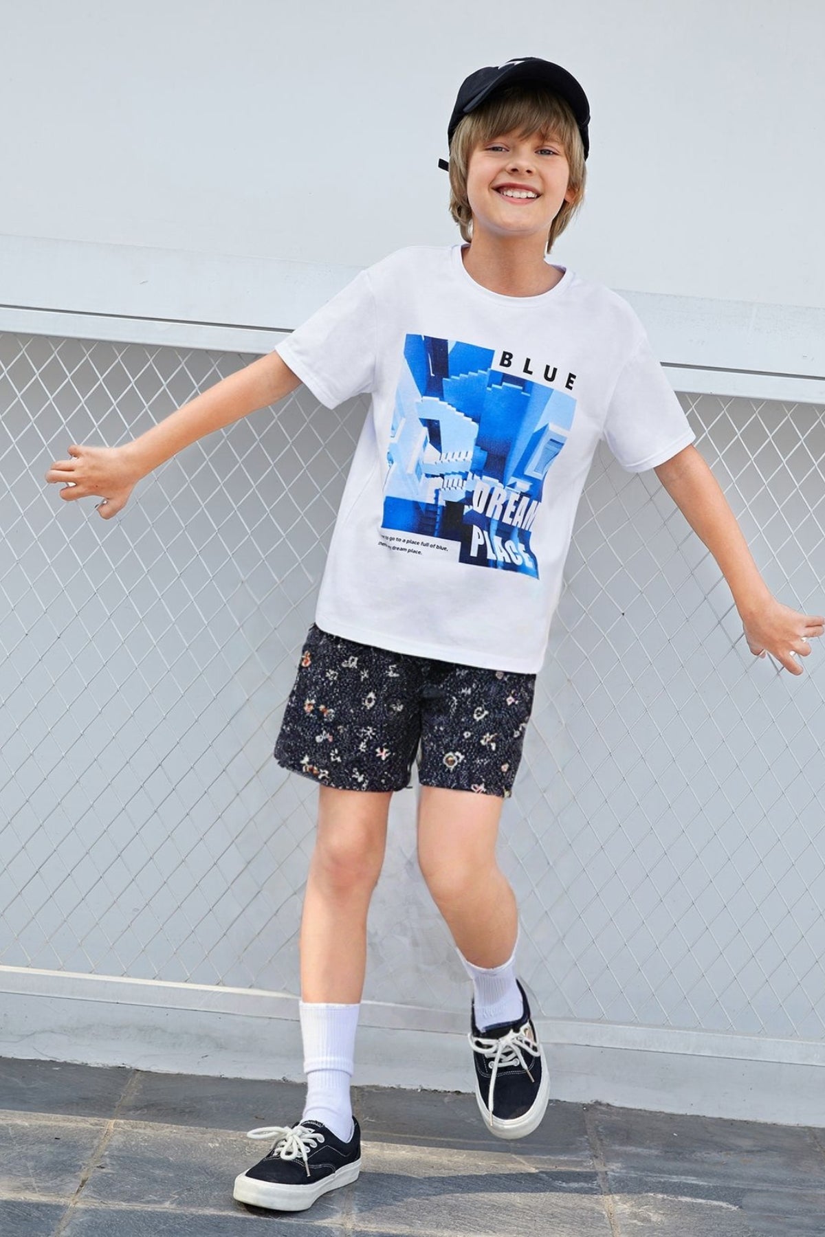 Boys’ Black Ship and Anchor Boxers