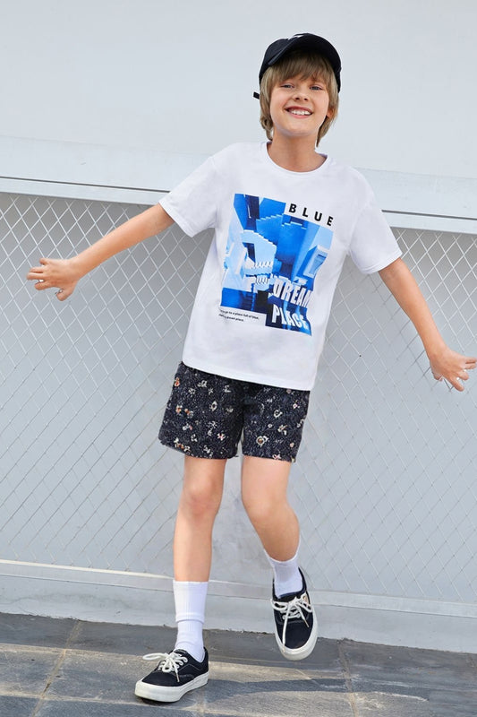 Boys’ Black Ship and Anchor Boxers