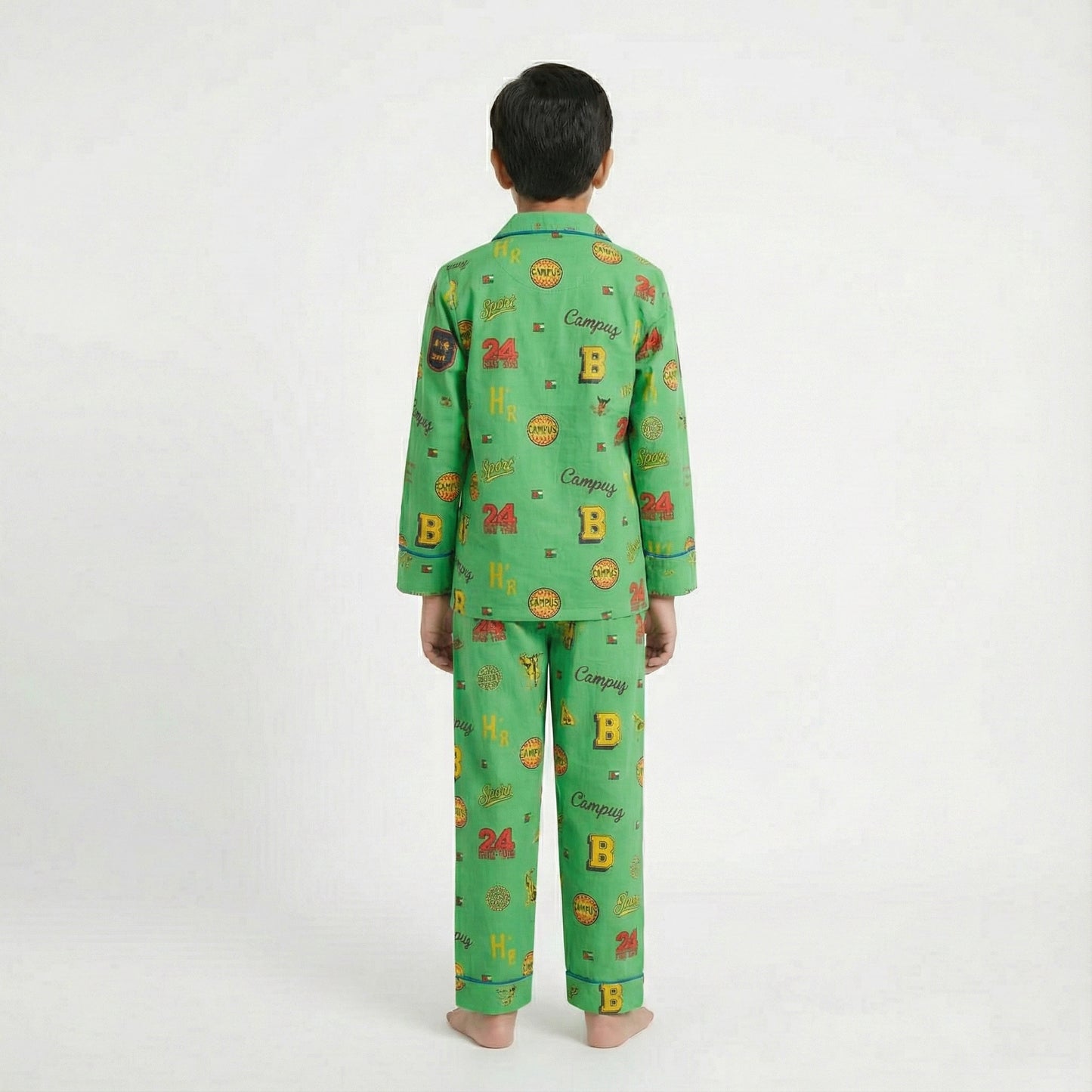 Boys’ Green Big B Co-Ord Sets with pant