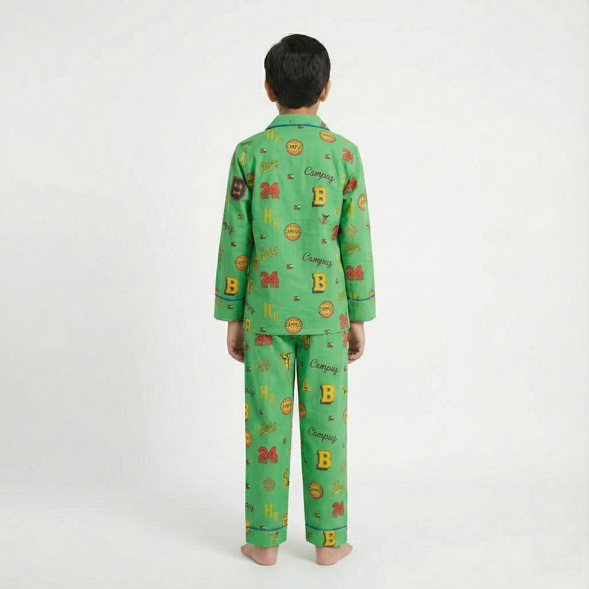Boys’ Green Big B Co-Ord Sets with pant