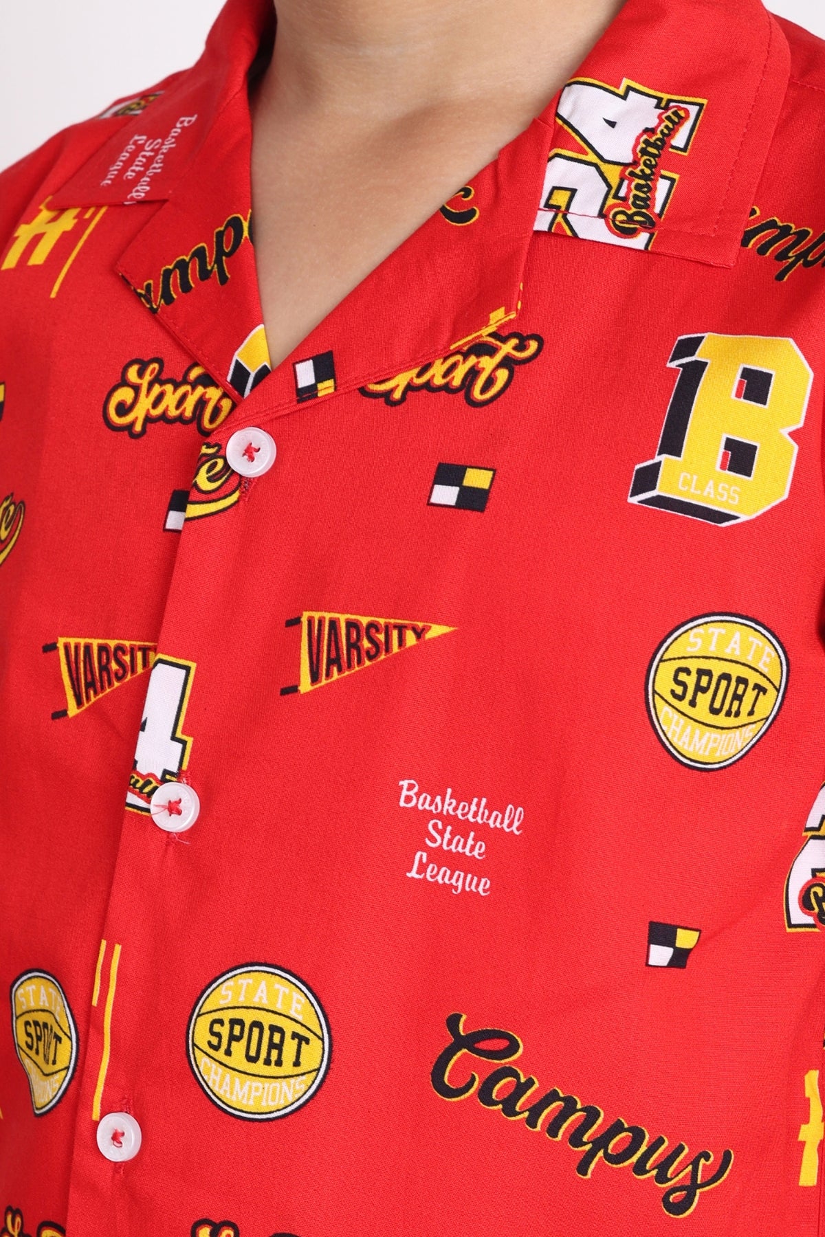 Boys’ Red Big B Co-Ord Sets