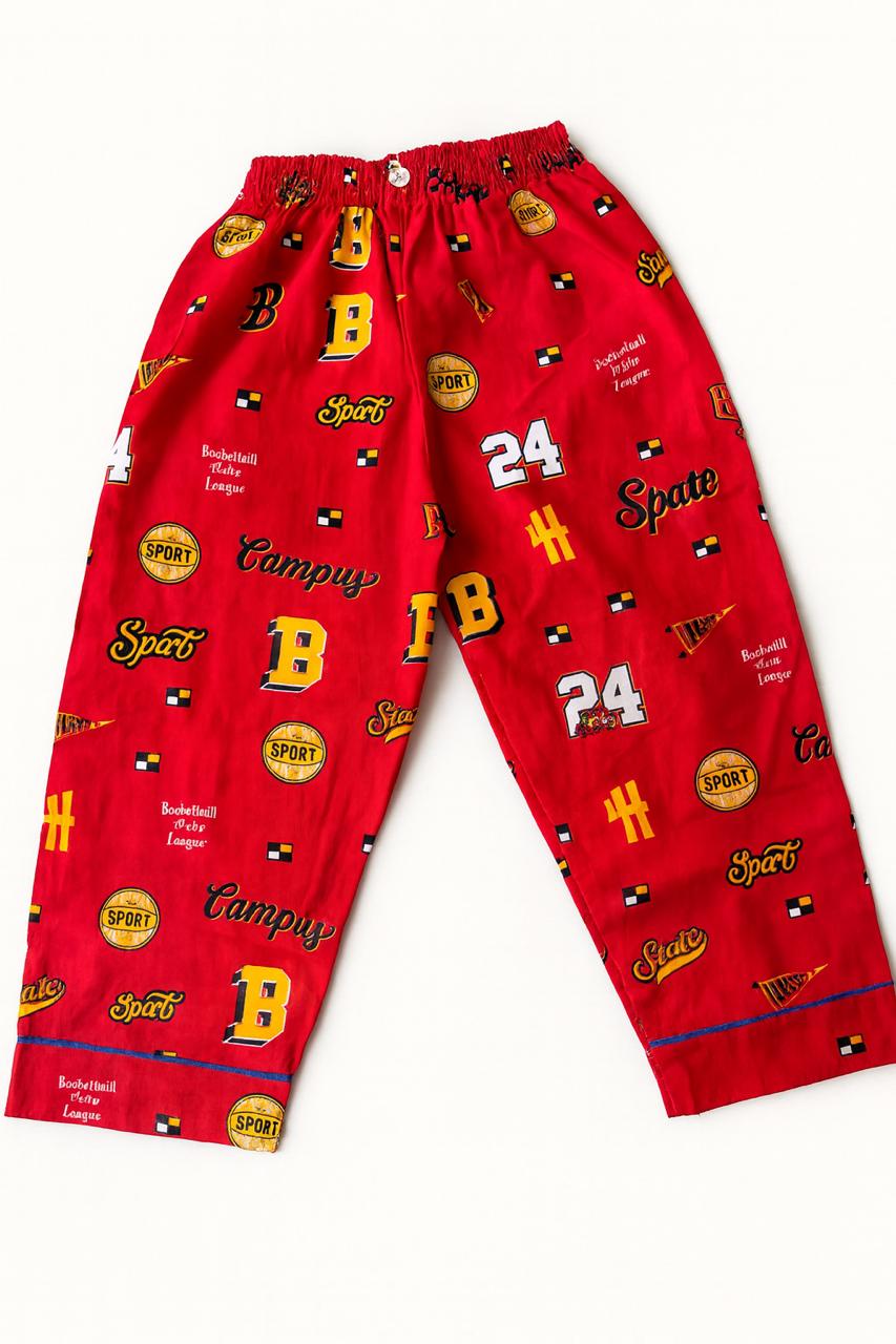 Boys’ Red Big B Co-Ord Sets with pant