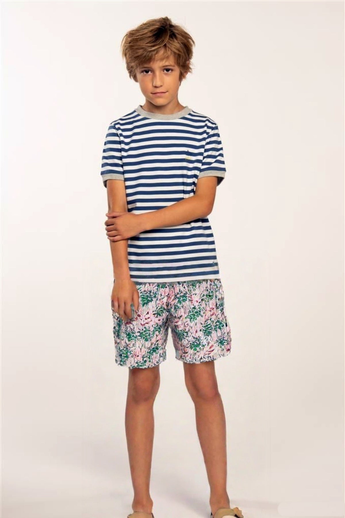 Boys’ White Jungle Boxers