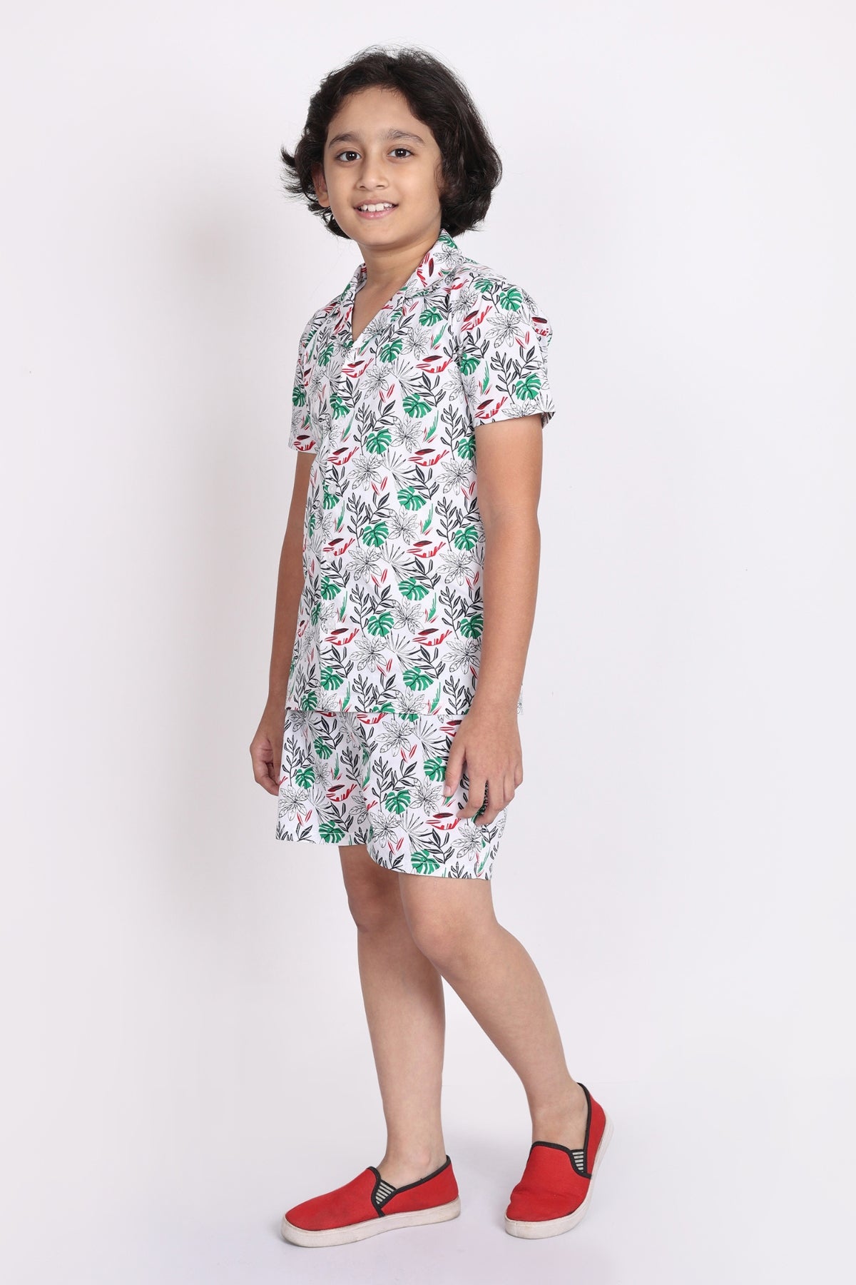 Boys’ White Jungle Co-Ord Set