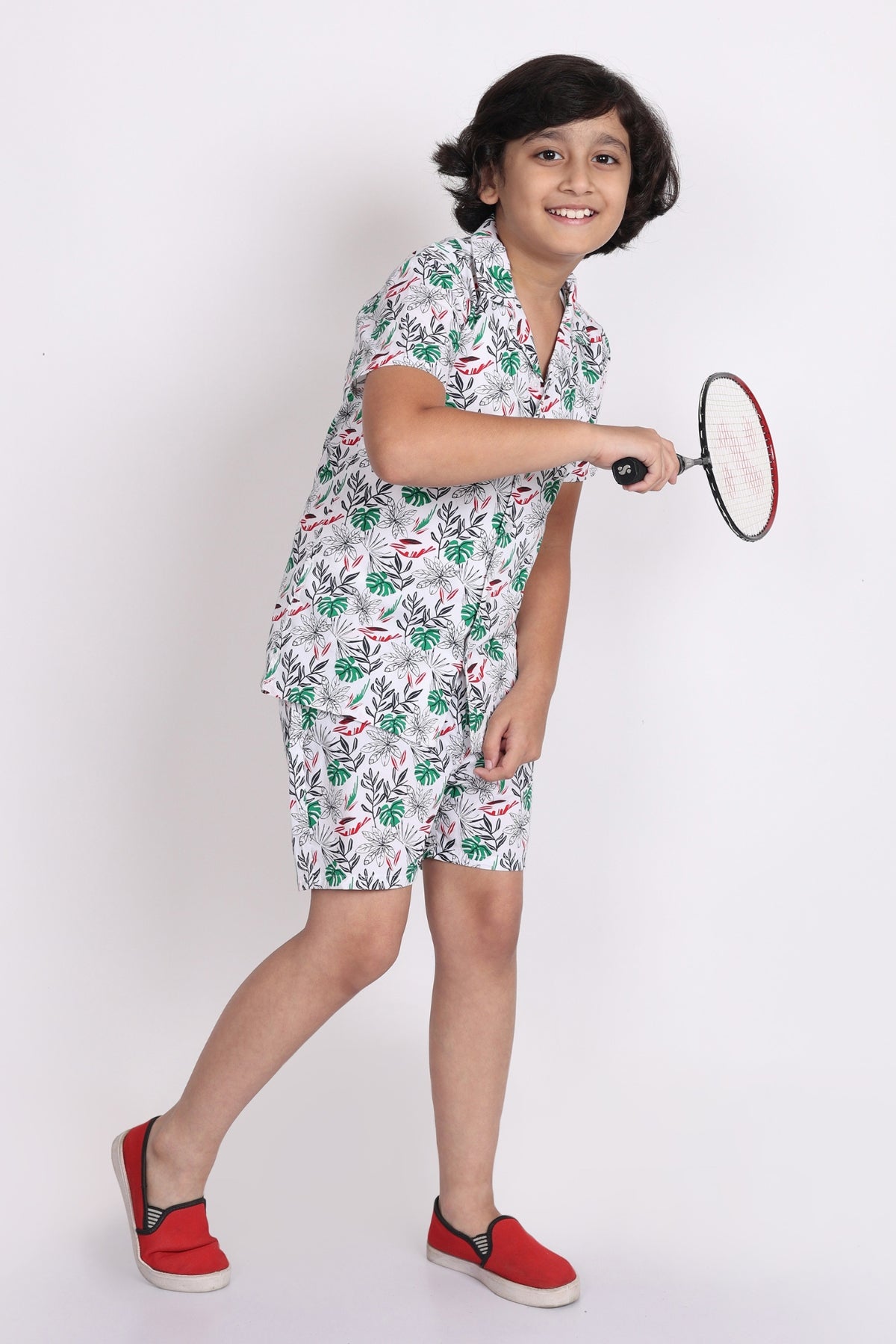 Boys’ White Jungle Co-Ord Set